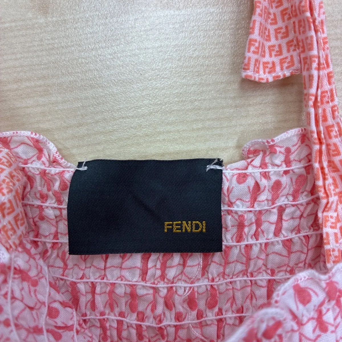 フェンディ FENDI】キッズ ノースリーブワンピース シャーリング
