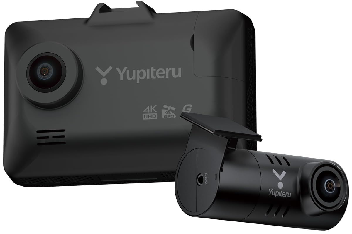 ユピテル フロント4K ULTRA HD記録 前後2カメラ 2025年モデル ドライブレコーダー SN-TW7690d (Y-4K-02同等) 電源直結コード付属 STARVIS搭載 駐車監視標準装備 高耐久32GBmicroSDカード同梱(定期フォーマット不