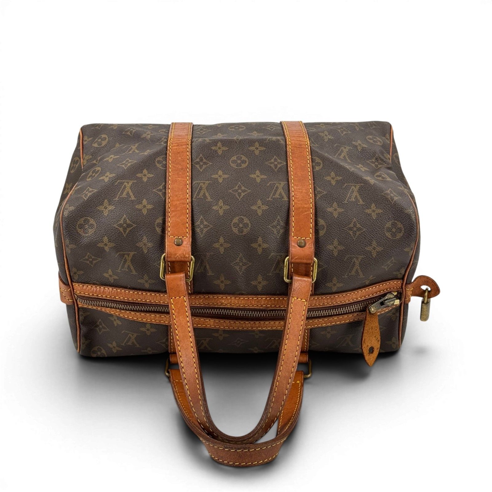 LOUIS VUITTON サック・スープル35 モノグラムキャンバス ブラウン