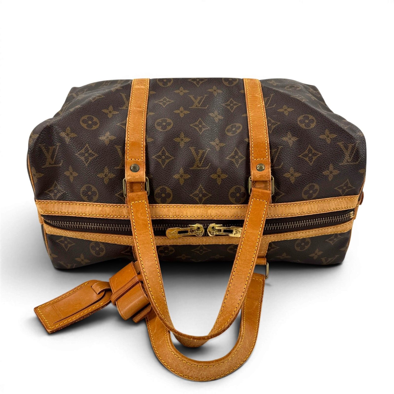 LOUIS VUITTON サック・スープル35 モノグラムキャンバス ブラウン