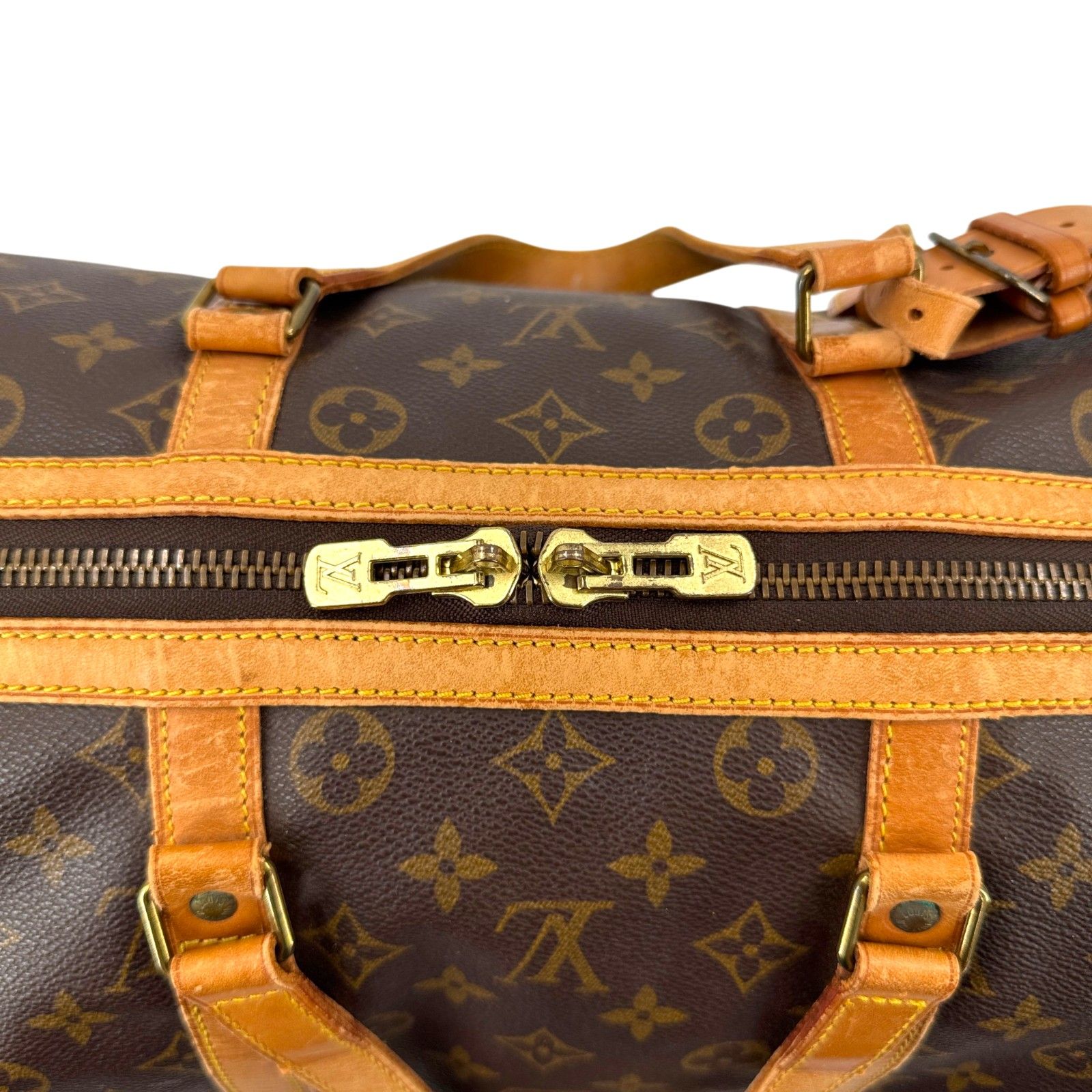 LOUIS VUITTON サック・スープル35 モノグラムキャンバス ブラウン