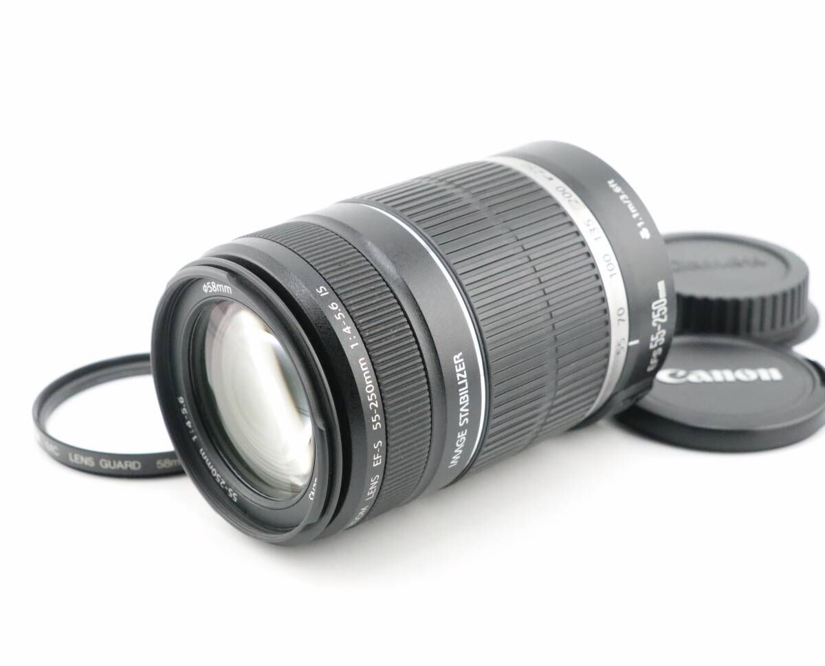 ★美品★キヤノン CANON EF-S 55-250mm F4-5.6 IS★　I0744＃5363 9,086円