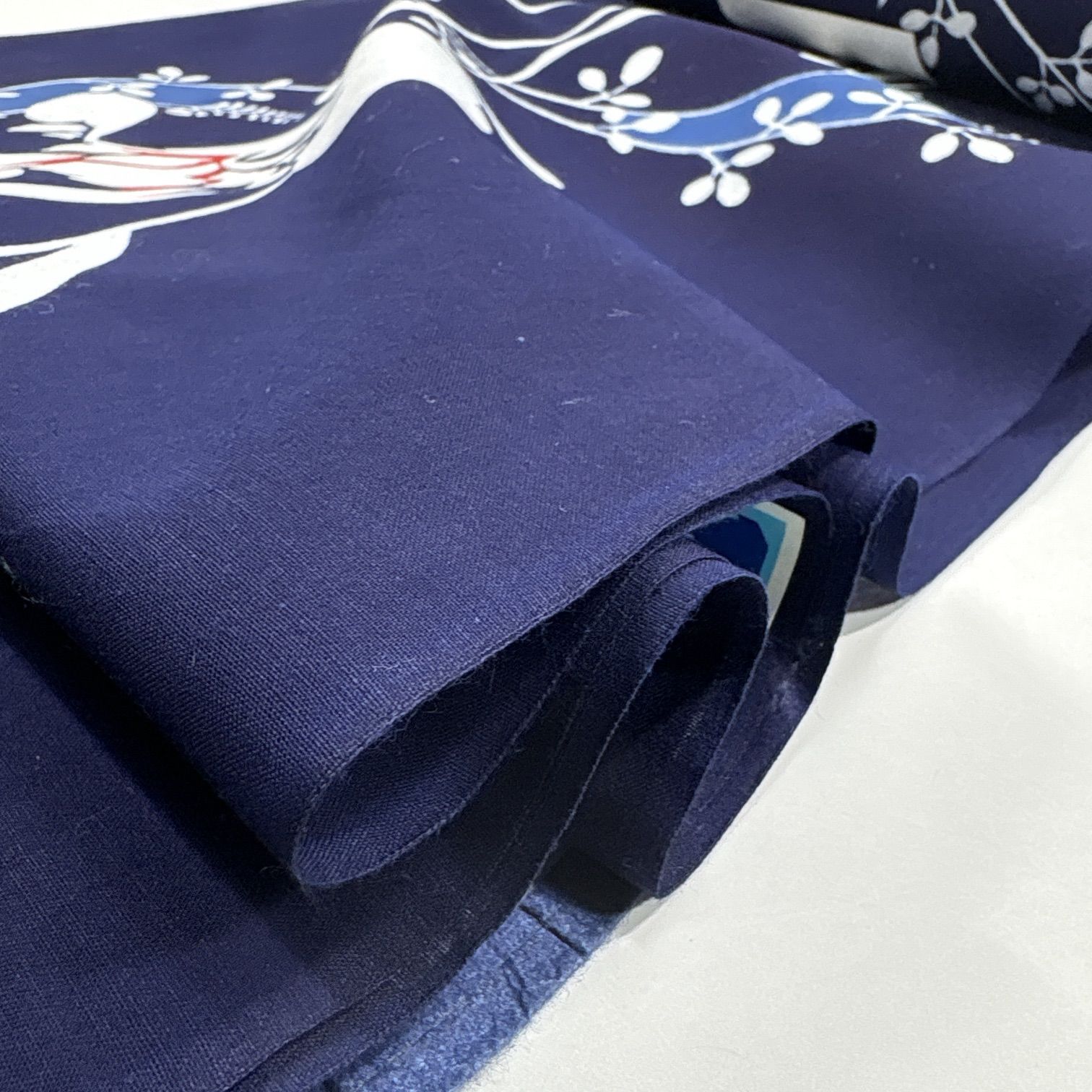 浴衣 反物 2本セット 綿 まとめ売り【7275】同梱購入歓迎 リメイク用