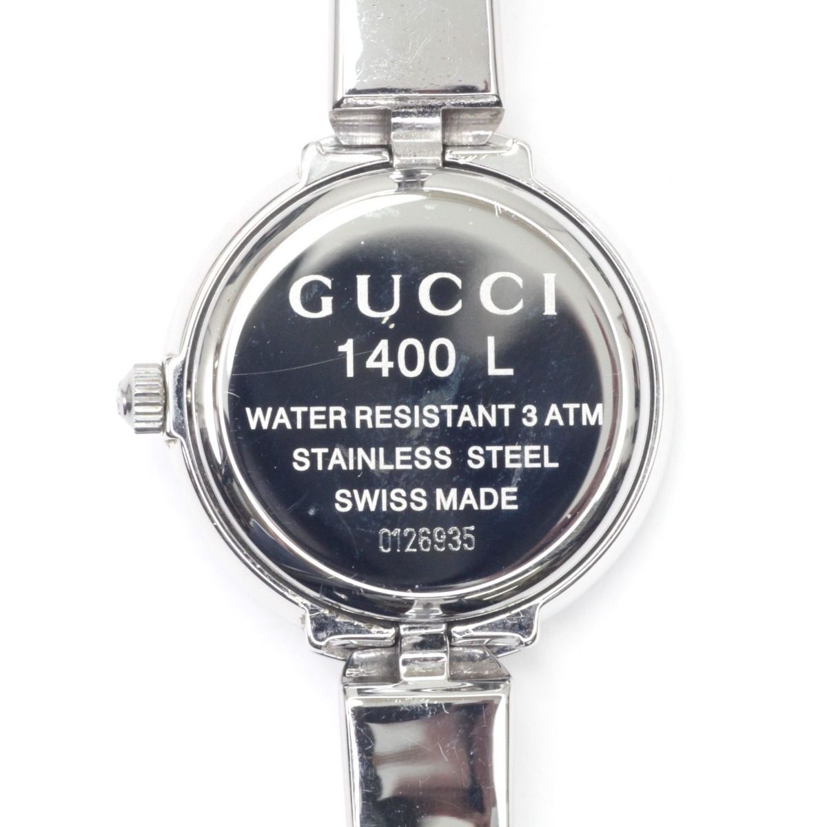 GUCCI グッチ 腕時計 ステンレススチール バングル 1400L GUCCI グッチ 腕時計 ステンレススチール バングル 1400L