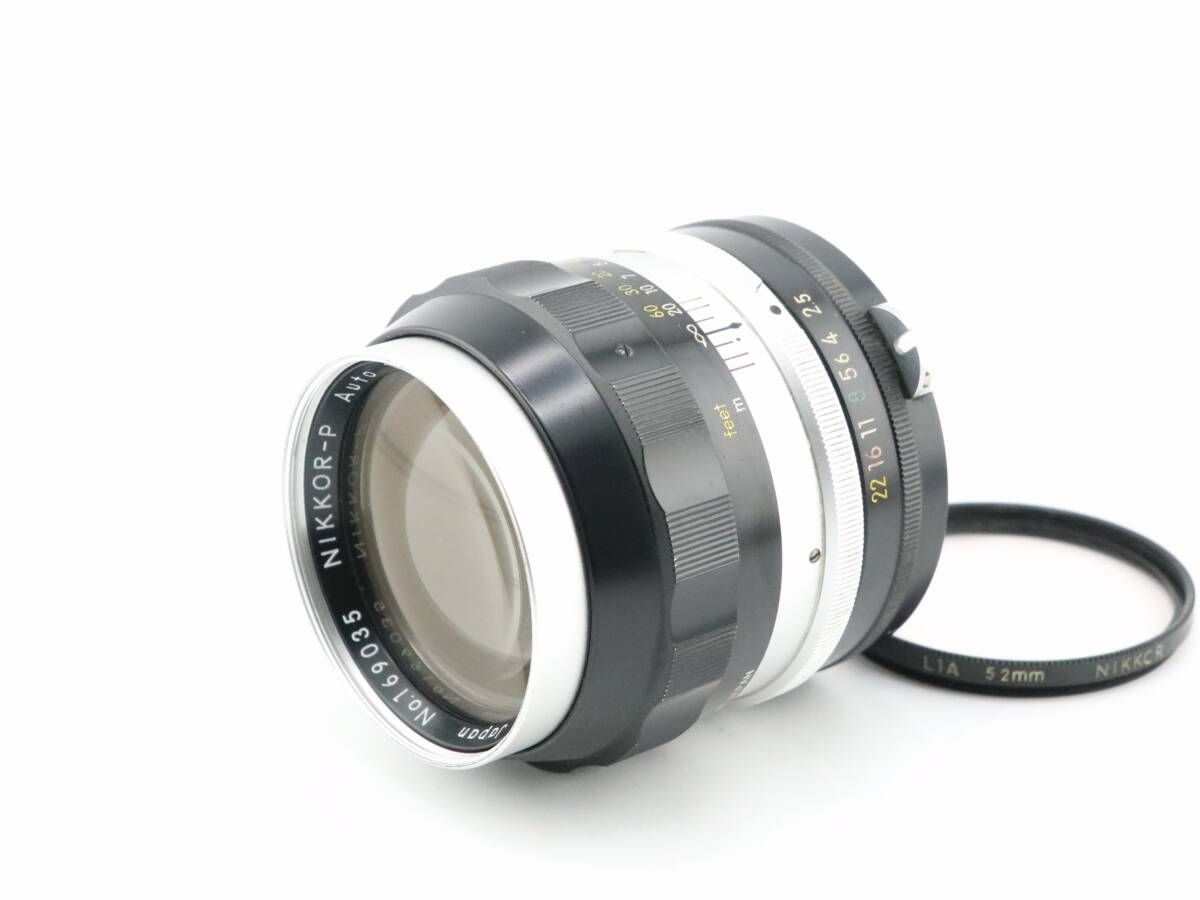 ★美品★ニコン NIKON NIKKOR-P Auto 105mm F2.5 非Ai★　I0744＃5366
