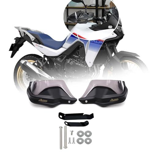 FOR トランスアルプ750XL750 TRANSALP750 XL750 2025 2024 2023 用 オートバイハンドガード オートバイ改造風防ハンドガード保護カバー ハンドガード ハンドルバー 風防 (スモークグレー) [並行輸入品]as
