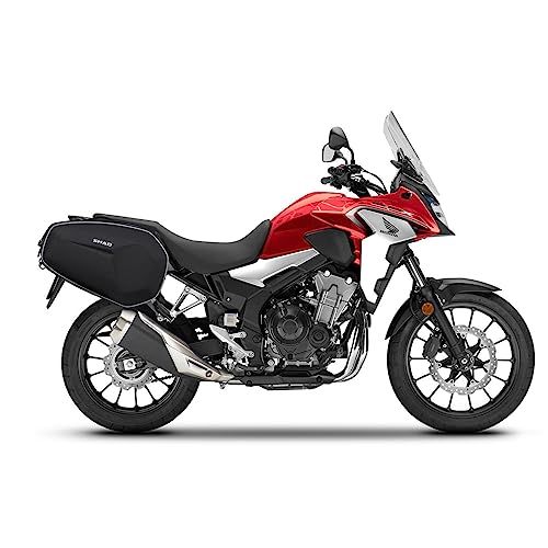 SHAD(シャッド) バイク 【セット売り】E48 サイドバッグ＋サイドバッグホルダー 互換性：NX400(24-26)/400X(16-23) ※トップマスター併用不可as