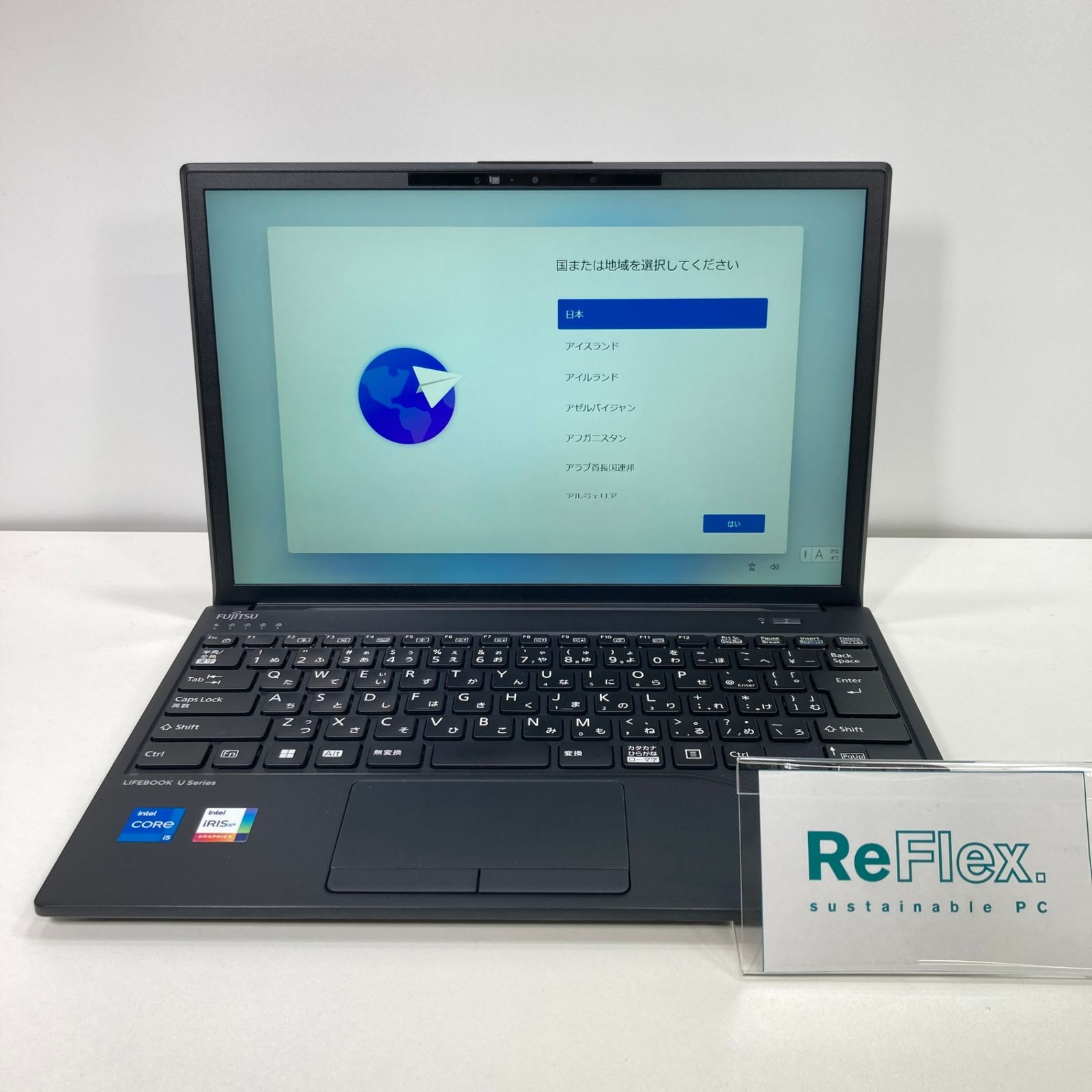 【バッテリー93％・中古】FUJITSU LIFEBOOK U9313/MX/Corei5-1235U @2.50GHz/16GB/SSD256GB/Windows11 Pro