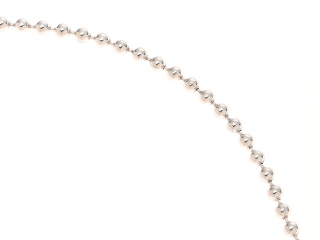 GUCCI グッチ ブリットボールチェーンNC/SV/20.7g ネックレス シルバー925 SV925 シルバー レディース【中古】433