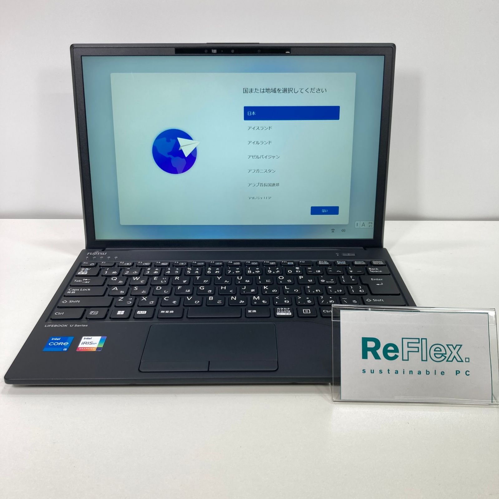 【バッテリー88％・中古】FUJITSU LIFEBOOK U9313/MX/Corei5-1235U @2.50GHz/16GB/SSD256GB/Windows11 Pro