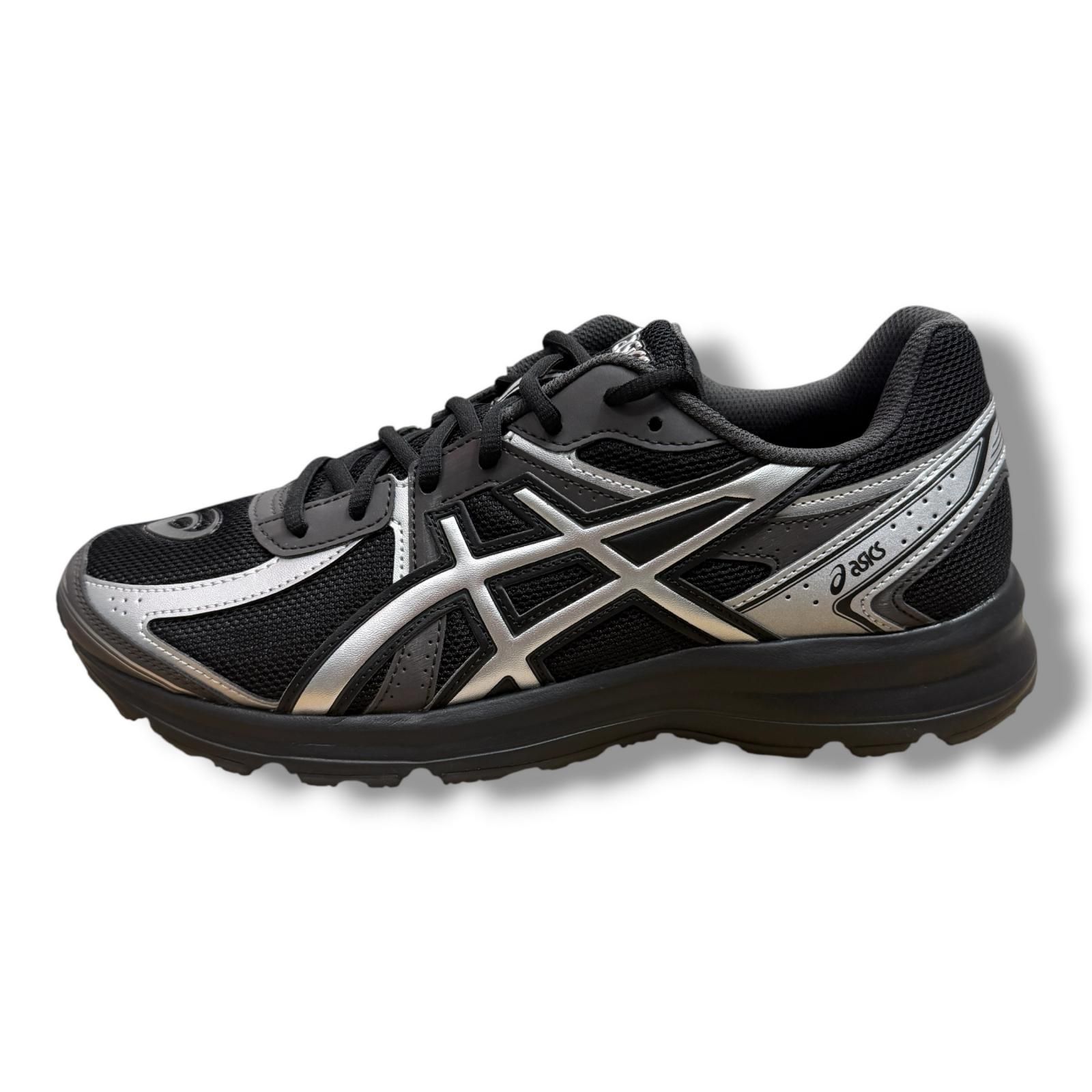 参考上代13200円 未使用 asics JOG 100S スニーカー スニーカー アシックス 1203A741 ブラック （16819M）