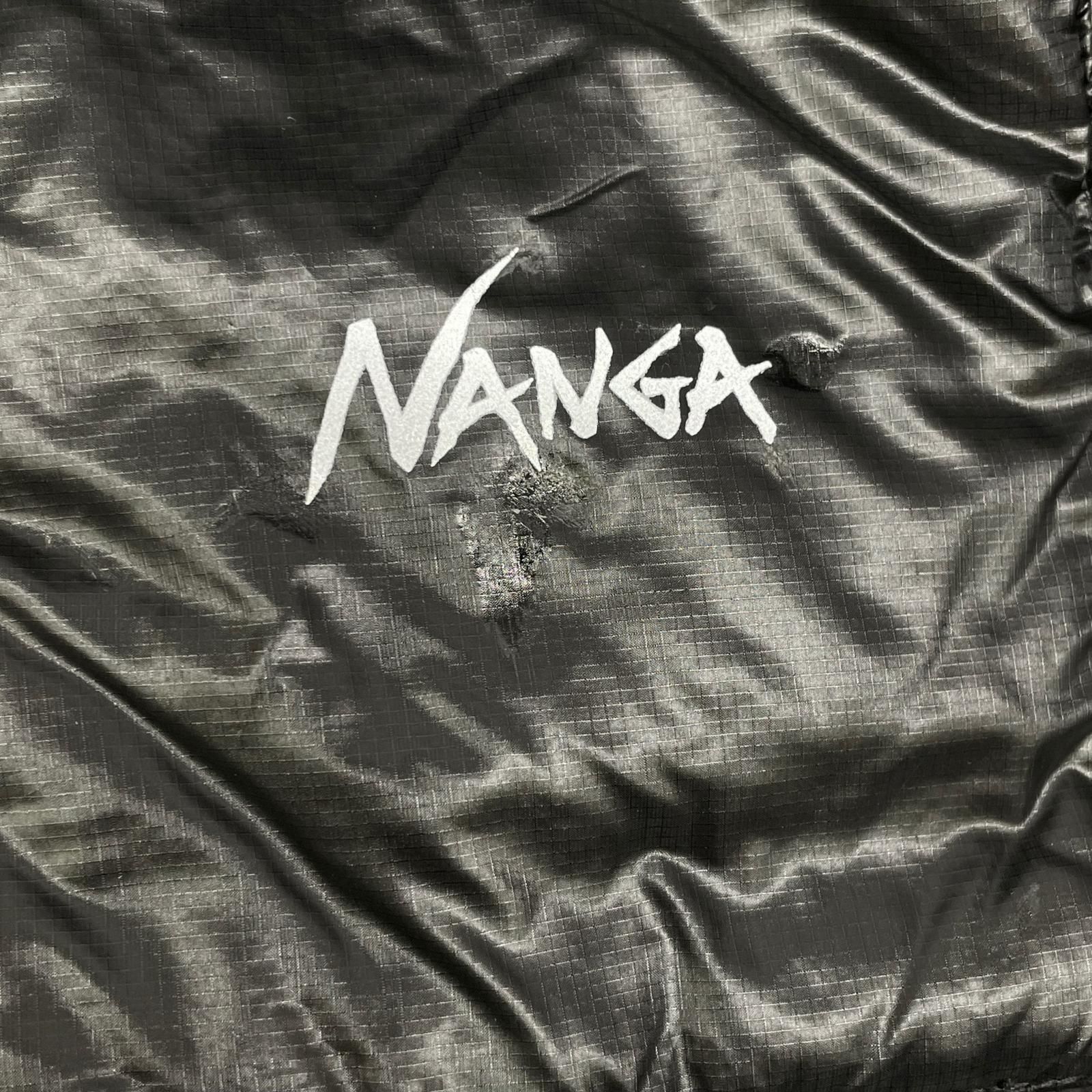 NANGA ナンガ ブラック インナー2WAYデタッチャブルダウンカーディガン