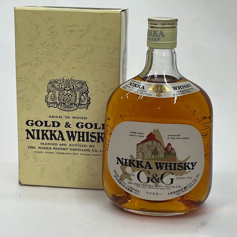 ニッカ G&G 白 750ml 箱付 美品 - メルカリ
