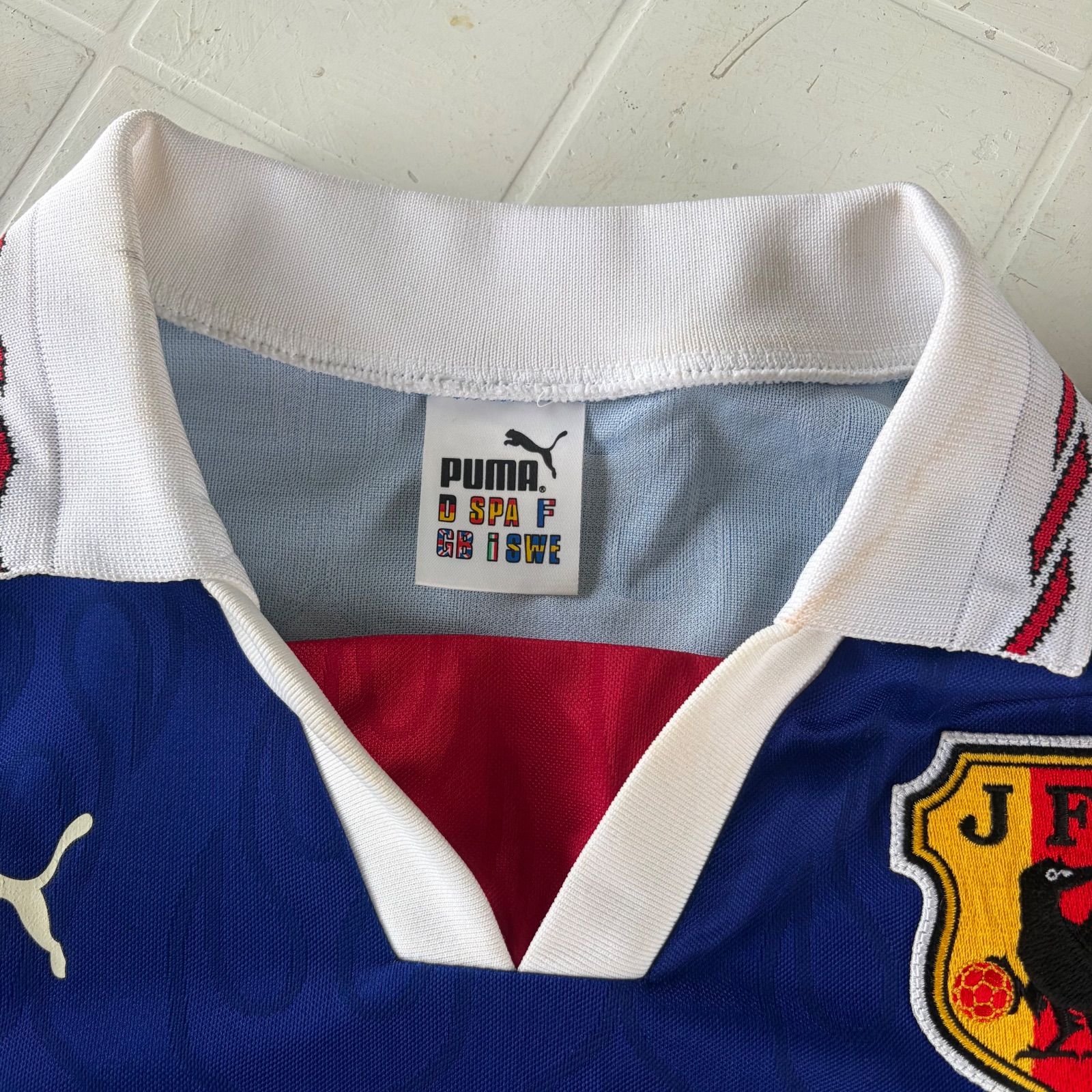 日本代表 PUMA 炎モデル 1996-97 ユニフォーム ヒットユニオン L 当時物