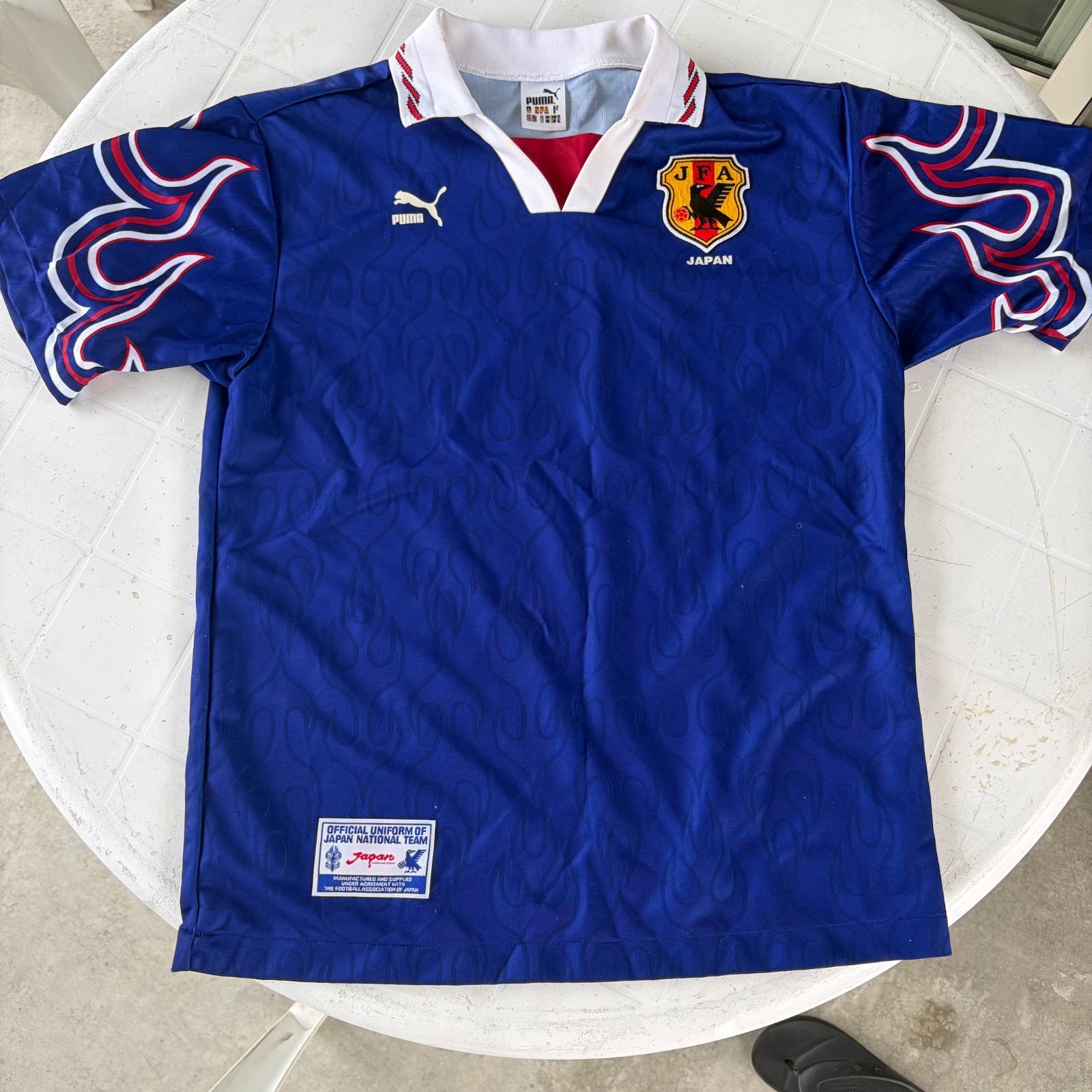 日本代表 PUMA 炎モデル 1996-97 ユニフォーム ヒットユニオン L 当時物