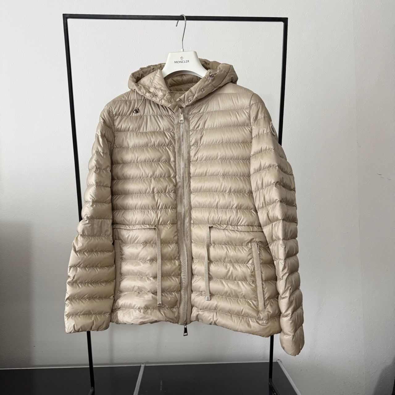 モンクレール　RAIE ライエ　レディース　ダウンジャケット　ベージュ　サイズ2 美品】MONCLER モンクレール ダウンジャケット☆RAIE☆ベージュ☆国内