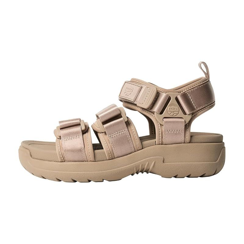【新品】 SHAKA(シャカ) ユニセックス大人 歩きやすい 軽量 メンズ レディース アウトドア フェス スポサン ネオバンジー EVOLスポーツ サンダル Taupe 23