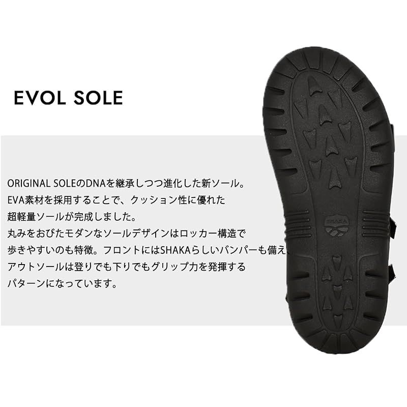 【新品】 SHAKA(シャカ) ユニセックス大人 歩きやすい 軽量 メンズ レディース アウトドア フェス スポサン ネオバンジー EVOLスポーツ サンダル Taupe 23