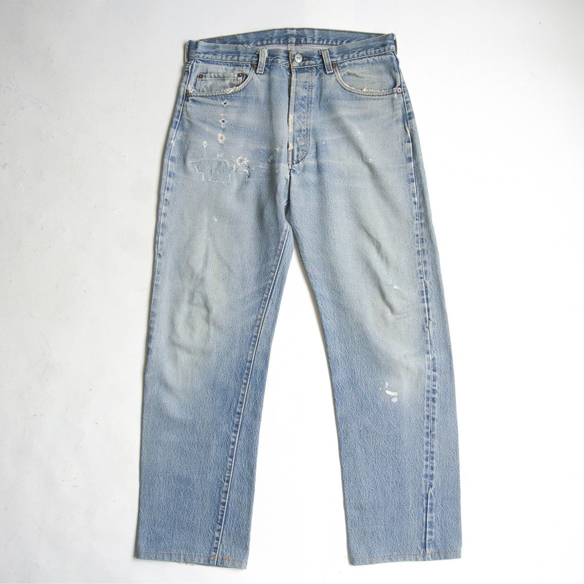 雰囲気抜群/80s】 LEVI'S 【501 赤耳 デニムパンツ】 ボタン裏524
