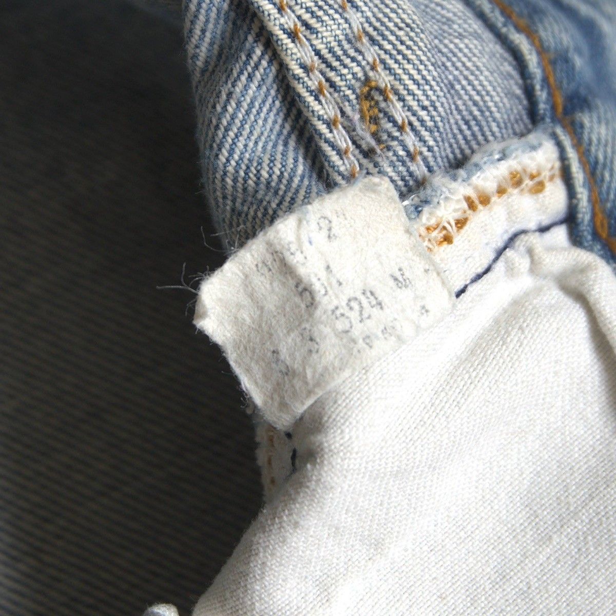 雰囲気抜群/80s】 LEVI'S 【501 赤耳 デニムパンツ】 ボタン裏524