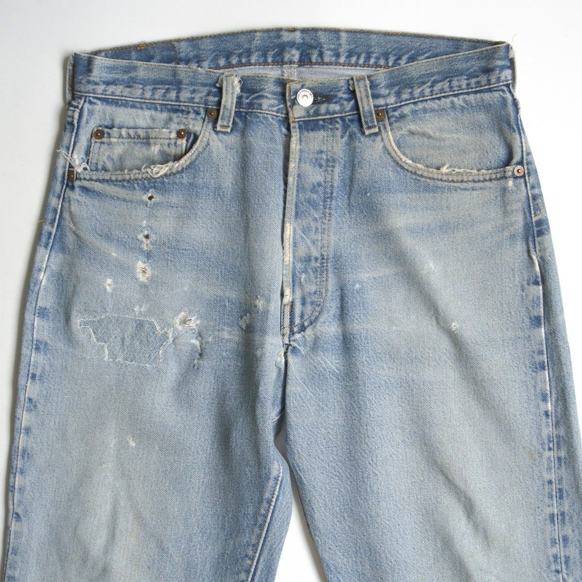 雰囲気抜群/80s】 LEVI'S 【501 赤耳 デニムパンツ】 ボタン裏524