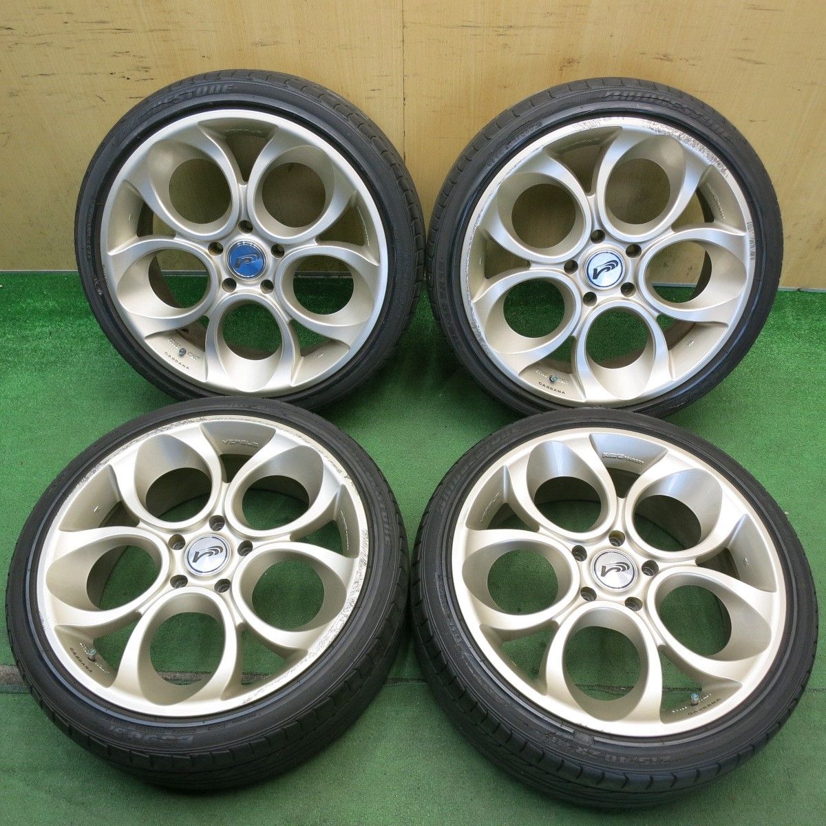 4本価格◎RAYS VERSUS COLLEZIONI GABBANA 215/40R18 ブリヂストン B500Si レイズ ベルサス コレッツィオーニ ガバーナ 18インチ PCD114.3/5H◎6070515HAノ