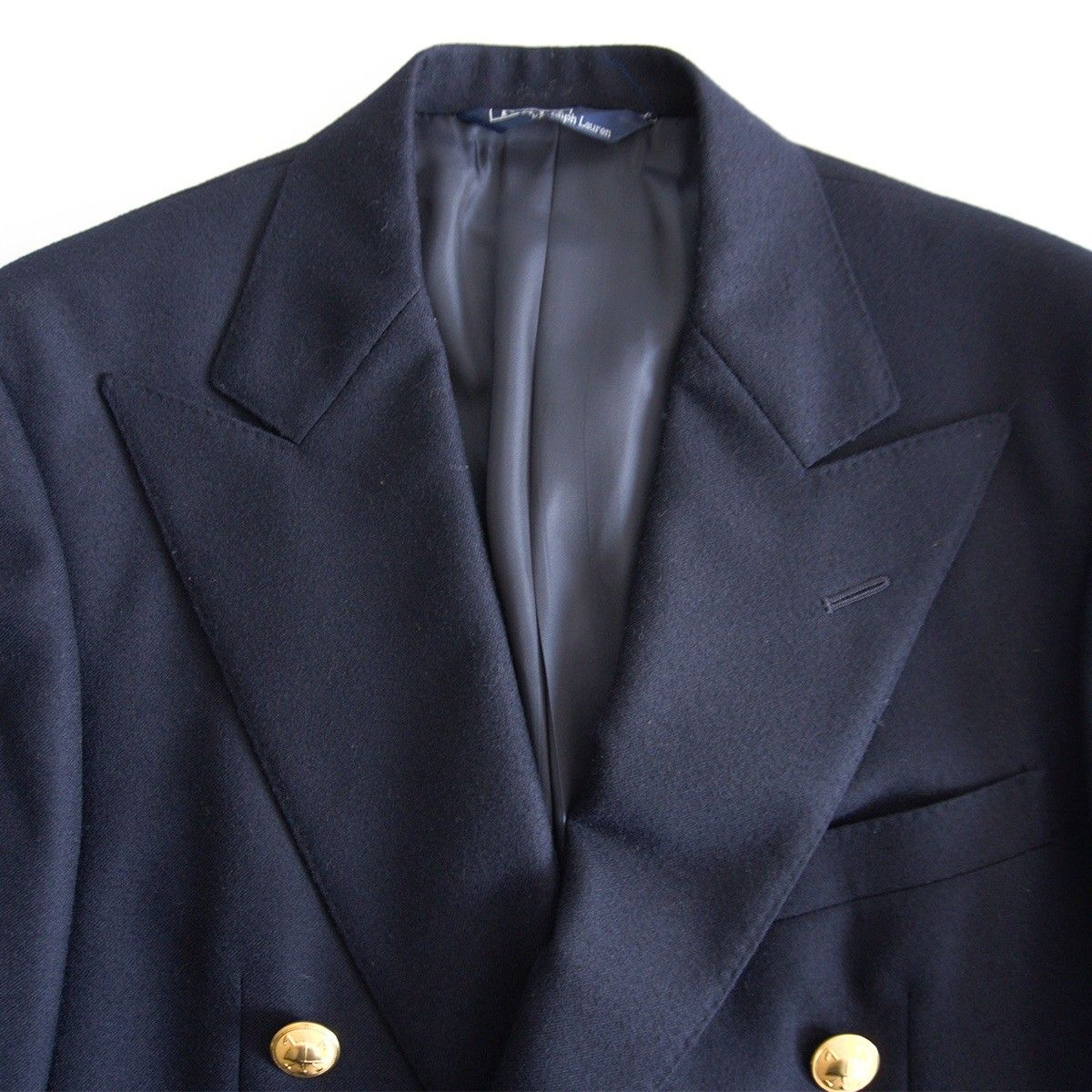 最高級品】POLO RALPH LAUREN【テーラードジャケット /紺ブレ】165
