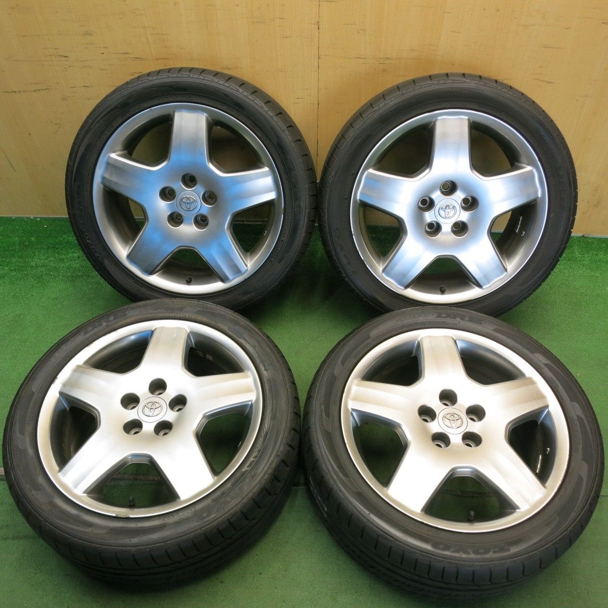 バリ溝！9分◎トヨタ 30 セルシオ 純正 245/45R18 トーヨー DRB 18インチ PCD114.3/5H◎6070504HAノ