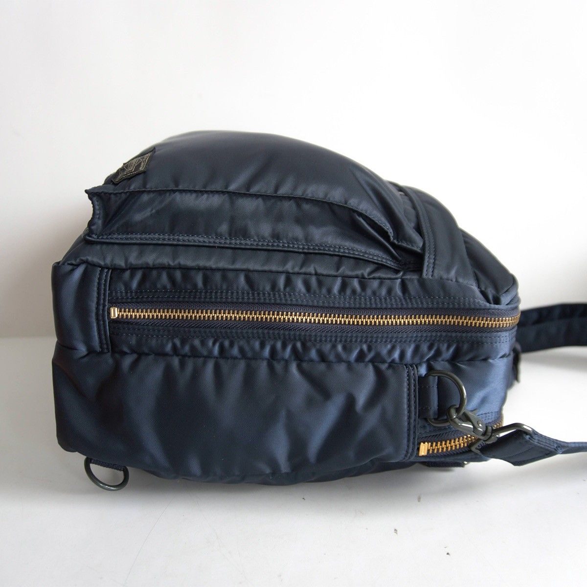美品 PORTER タンカー 3WAY ブリーフケース アイアンブルー ネイビー 美品/アイアンブルー】PORTER 【タンカー 2層式 3WAY ブリーフケース