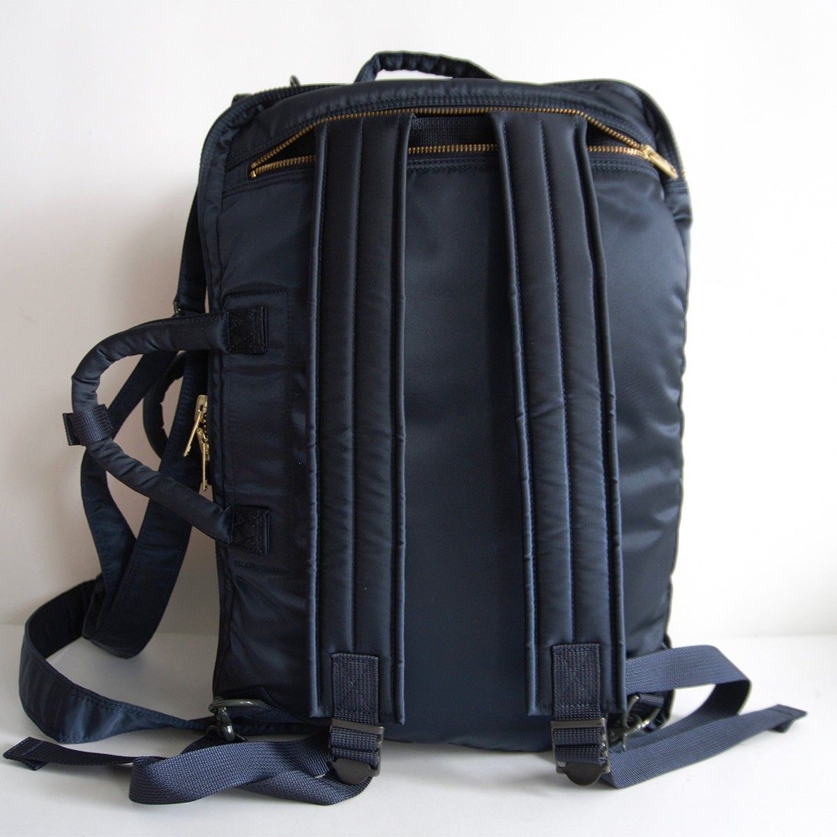 美品/アイアンブルー】PORTER 【タンカー 2層式 3WAY ブリーフケース
