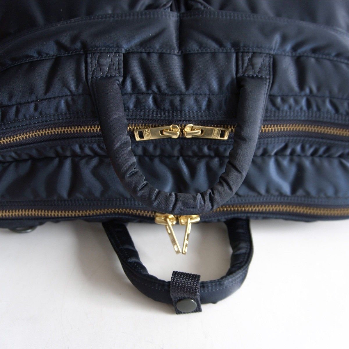 美品/アイアンブルー】PORTER 【タンカー 2層式 3WAY ブリーフケース