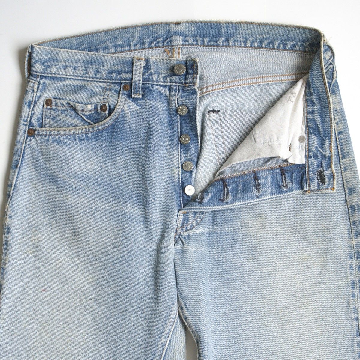 雰囲気抜群/80s】 LEVI'S 【501 赤耳 デニムパンツ】ボタン裏524