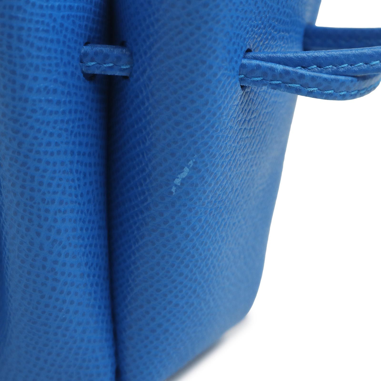 美品 HERMES エルメス ヴェスパ クシュベル ポーチ ▢A刻印 エルメス ヴェスパ クシュベル Bleu France ブルーフランス □B刻印