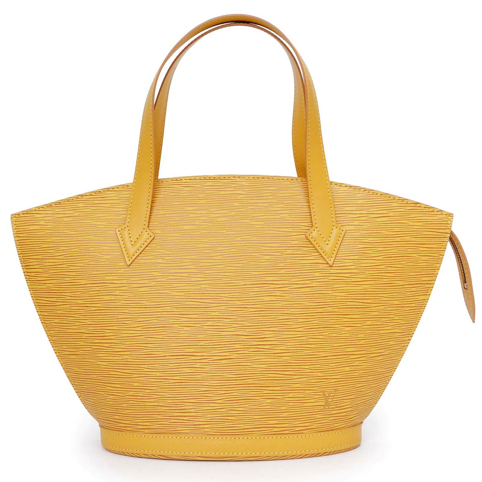 ルイ ヴィトン M52279 サンジャック エピレザー ジョーヌ イエロー ハンドバッグ ゴールド金具 LOUIS VUITTON（美品） 50,985円