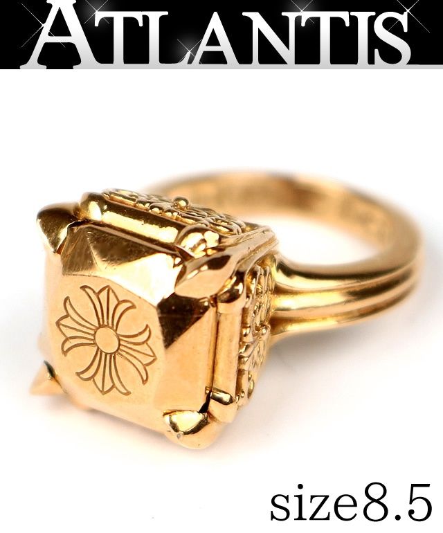 CHROME HEARTS 銀座店 クロムハーツ 22K カクテル CHプラス リング