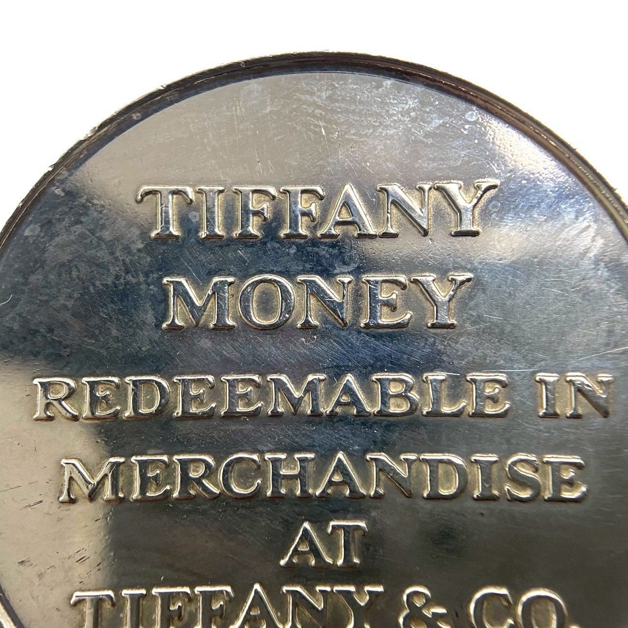 M【TIFFANY&Co.】マネーコイン 25ドル SV925 STERLING SILVER