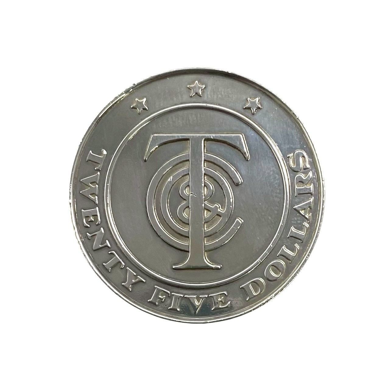 M【TIFFANY&Co.】マネーコイン 25ドル SV925 STERLING SILVER