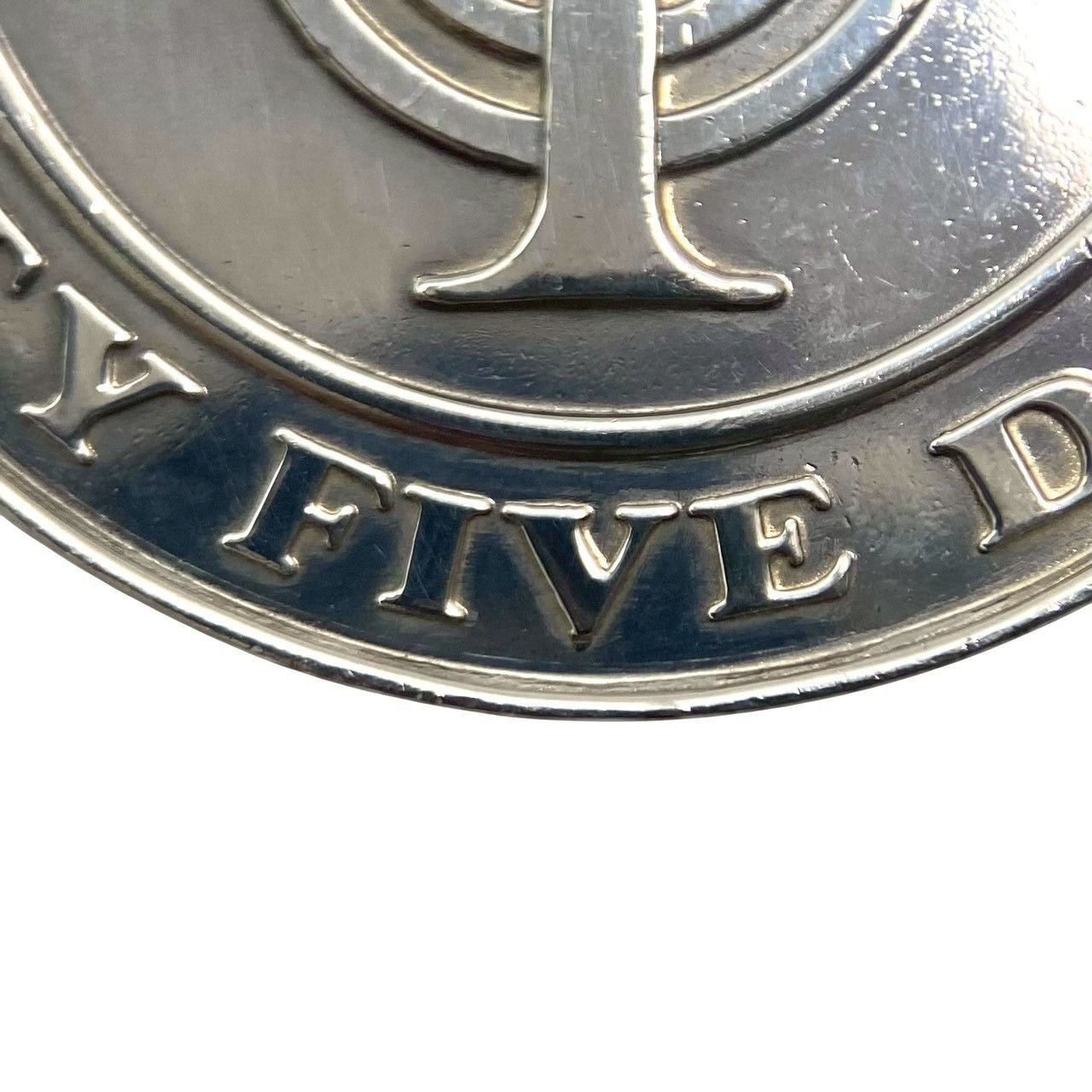M【TIFFANY&Co.】マネーコイン 25ドル SV925 STERLING SILVER