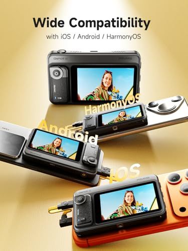 7RYMSスマホ自撮りモニター【4K 60fps リモコン付属】iPhone & Android