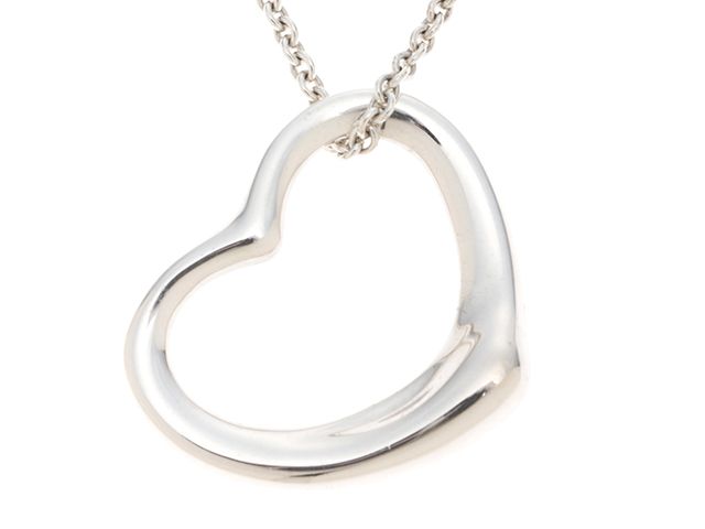 TIFFANY&Co　ティファニー　オープンハートネックレス　シルバー　約5.7ｇ【中古】430