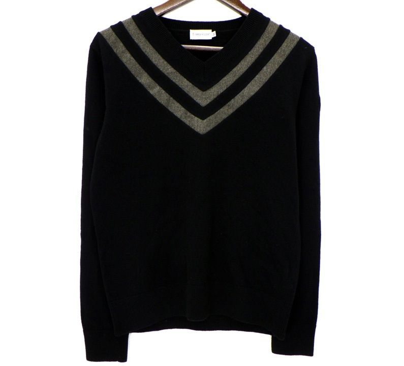 モンクレール MONCLER 【 MAGLIONE SCOLLO A20919144500 】 Vネック ニット セーター 51937 12,480円