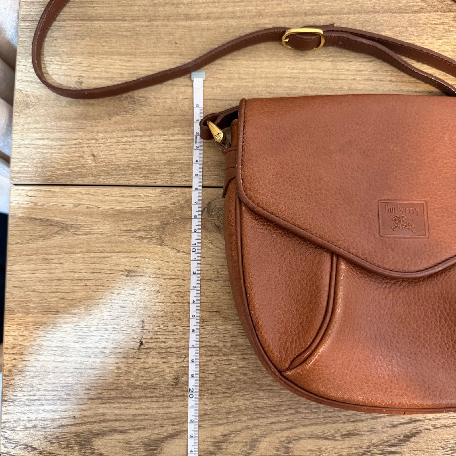 Burberrys バーバリーズ ヴィンテージ オールレザー ショルダーバッグ 