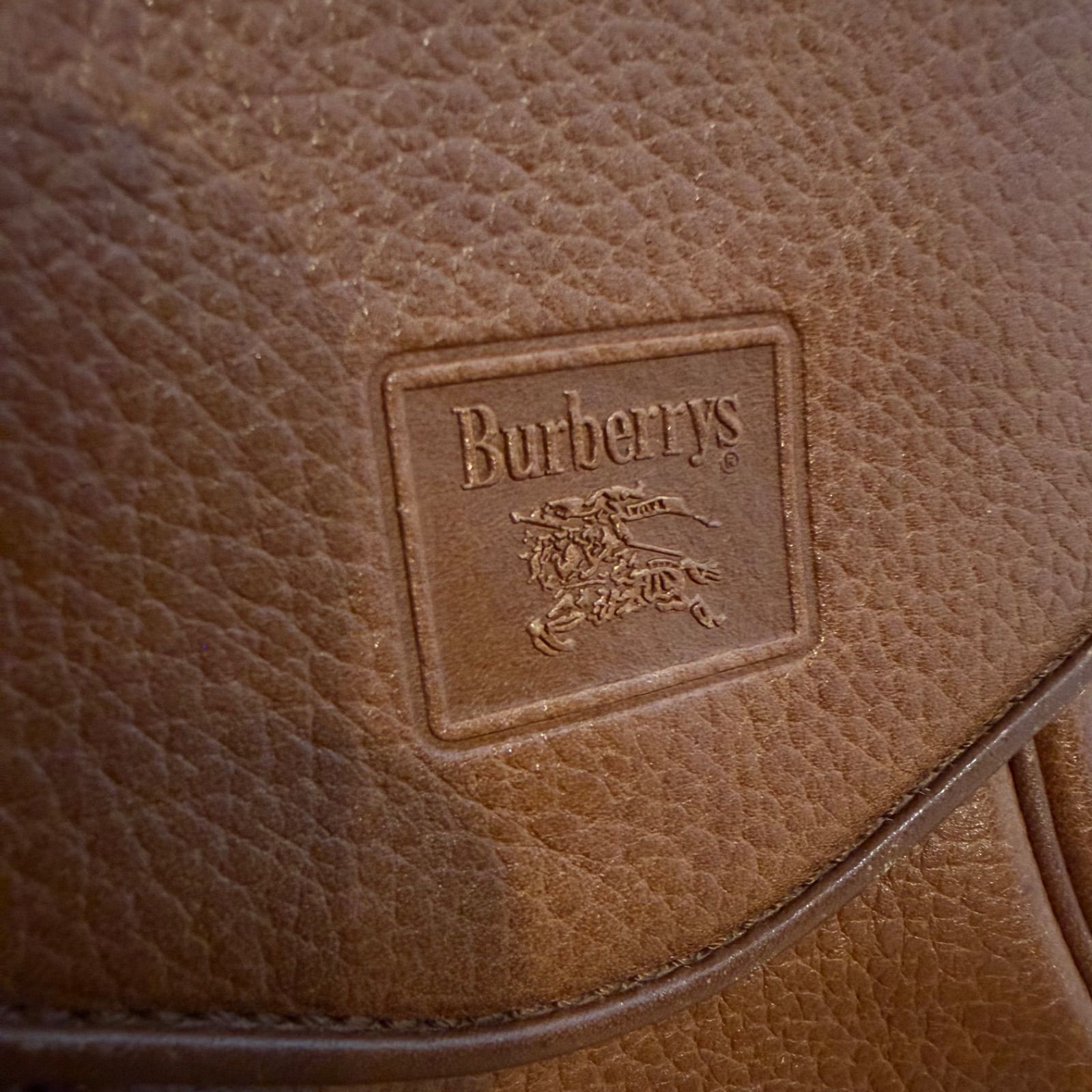 美品】Burberrys バーバリーズ ヴィンテージ オールレザー ショルダー