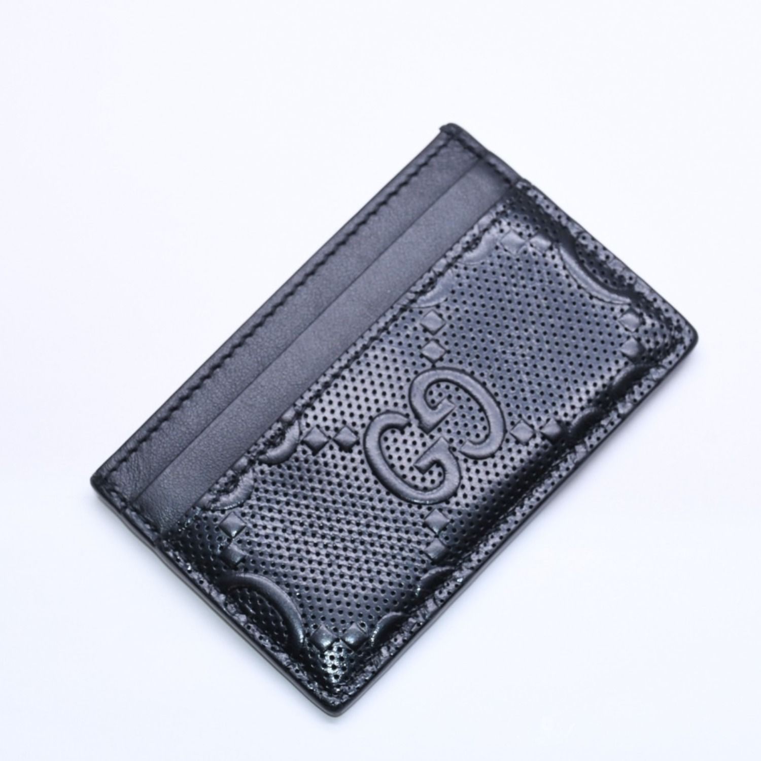 極美品 GUCCI グッチ カードケース パスケース 名刺入れ GGエンボス