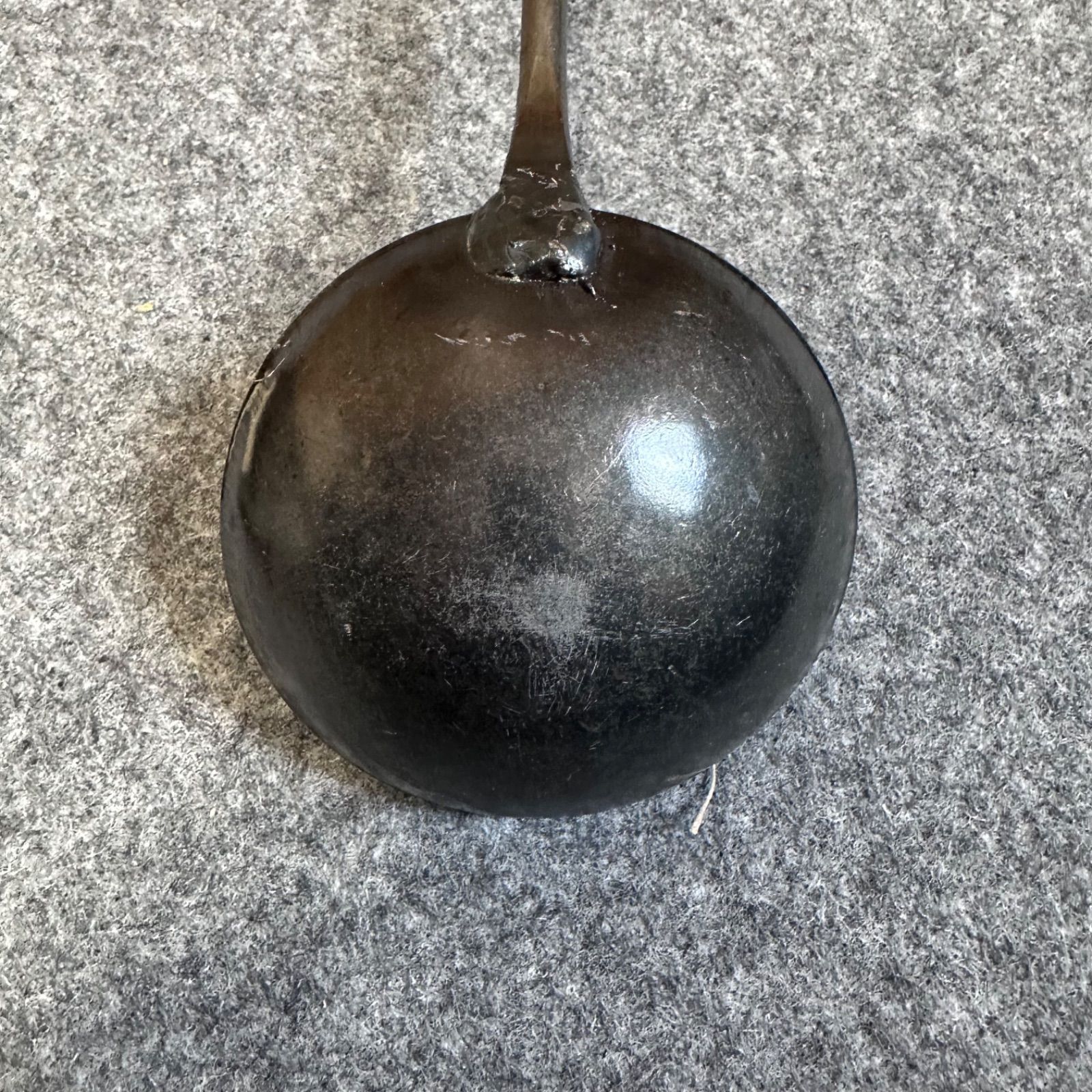 未使用品 南部鉄器 盛栄堂 北京鍋 中華鍋 お玉 セット 直径33㎝ - メルカリ