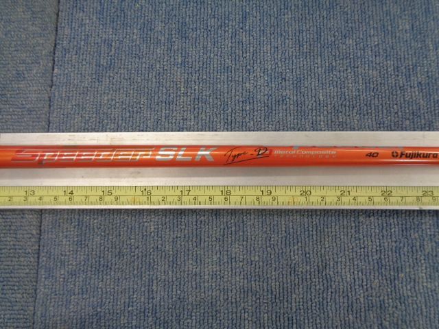中古シャフト FUJIKUR フジクラ speeder SLK Type-D 40 1FLEX ピンスリーブ付き 600133