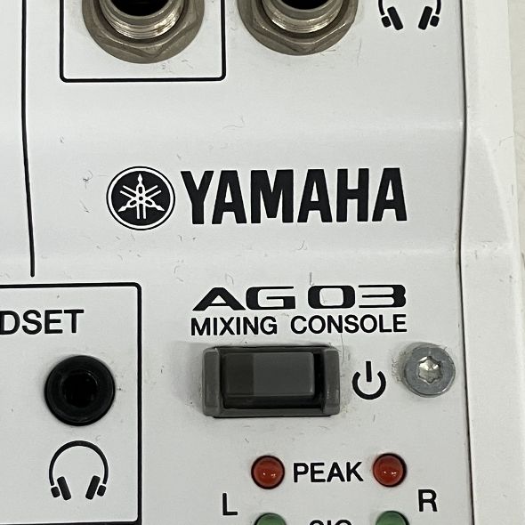 YAMAHA ヤマハ AG03 オーディオミキサー 配信機材 PC周辺 中古