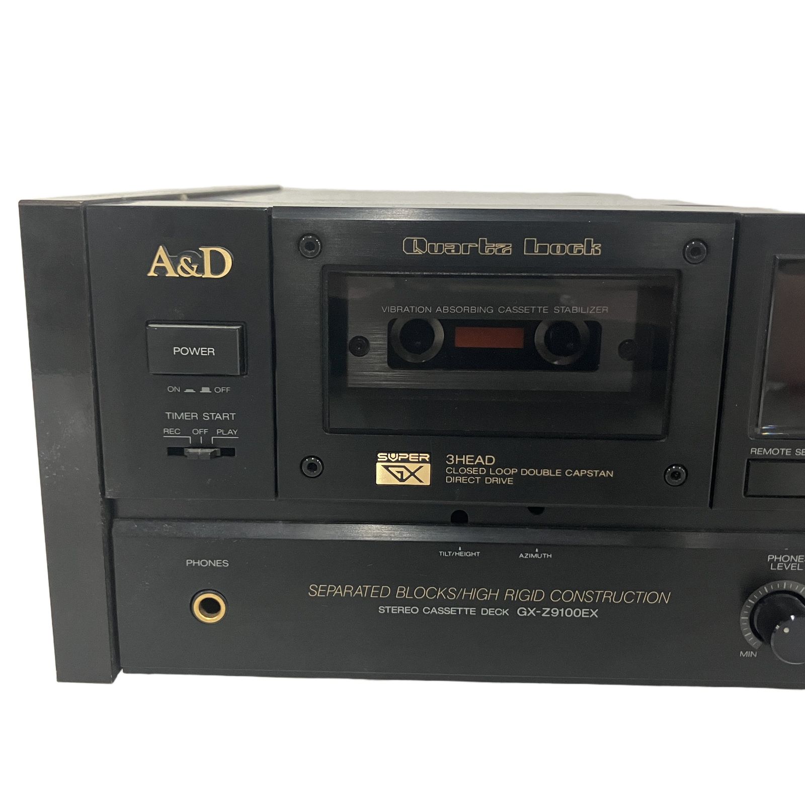 A&DステレオカセットデッキGX-Z9100EX A&D AKAI アカイ GX-Z9100EX カセットデッキ 音響機材 ジャンク