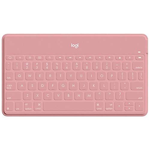 ロジクール KEYS TO GO ワイヤレス Bluetooth キーボード iK1042BP US配列 薄型 6mm 軽量 180g ワイヤレスキーボード iPhone iPad Apple TV 充電式 第10世代 第9世代 対応 耐水 無線 スマートフォ