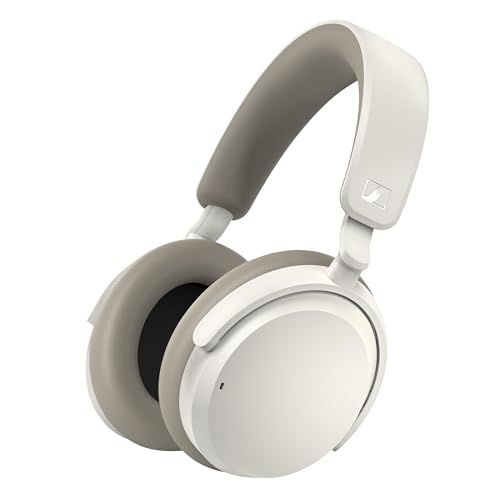 ゼンハイザー(Sennheiser) ワイヤレスヘッドホン ACCENTUM Wireless ホワイト 高性能ドライバー 50時間再生 ノイズキャンセリング 外音取り込み マルチポイント対応 クリアな通話【国内正規品】